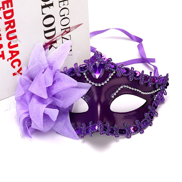 Halloween Princess Mask Stor Liljemask Prinsessklänning Mask PP 20*10*10