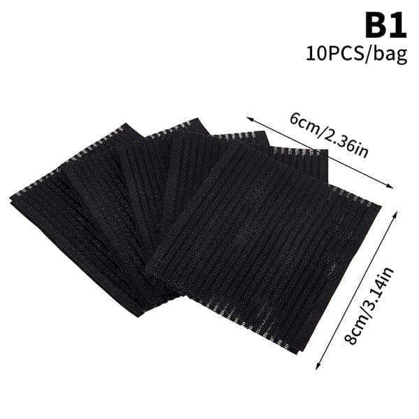 10 st hårklistermärke Clip Bangs Fixed Seamless Magic Paste Posts B1 onesize