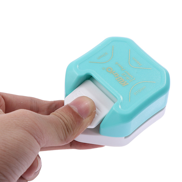 3 in 1 Corner Rounder Punch 3 Way Corner ter Paper Craft La Cyan ONE SIZE