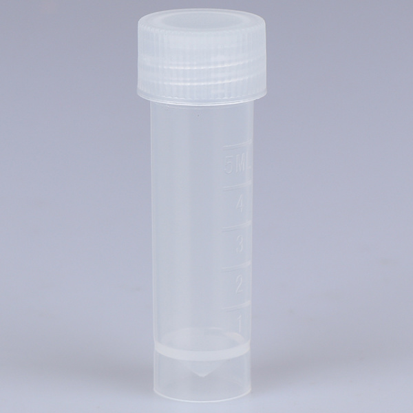 10 kpl 5 ml muoviset koeputket Injektiopullo kierretiivisteellä cap Pakkaus Jatk Transparent