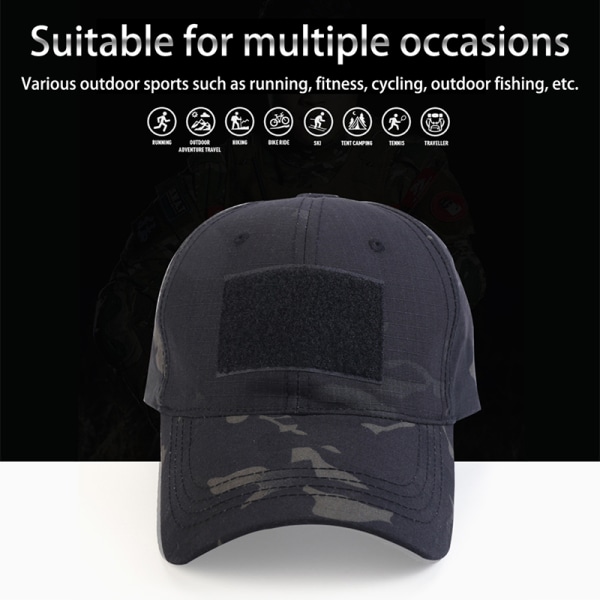 Baseball Caps Camouflage Taktisk udendørs Soldier Combat Paintb A12 A12