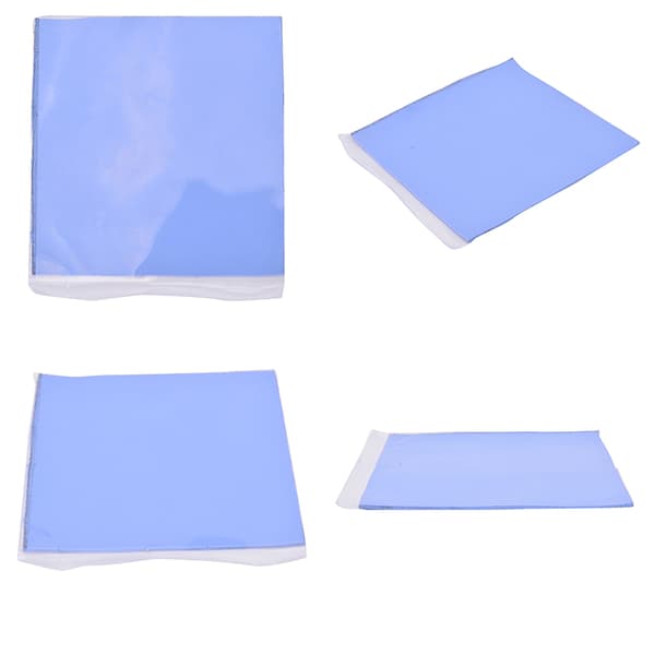 2 stk Blue GPU CPU Heatsink Cooling Termisk ledende silikone Blue 2pcs