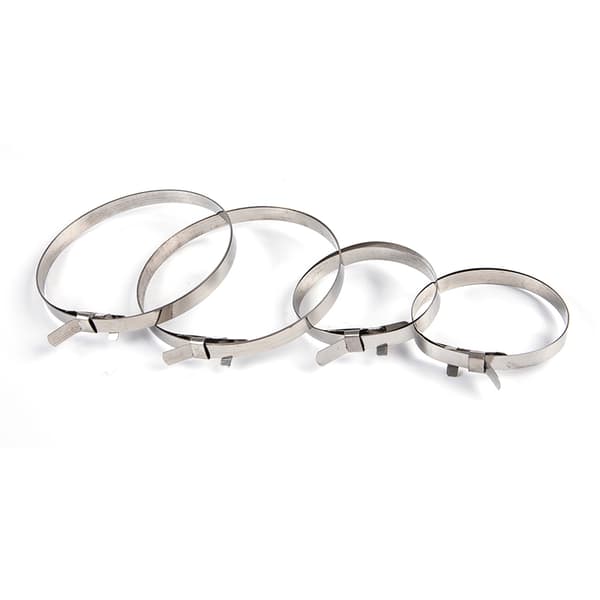 4 stk. Aksel CV  Støvle Clips Rustfrit Stål Kabelbinder Drivakslen R one size