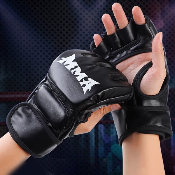 Boksehandske Halvfingerhandsker black