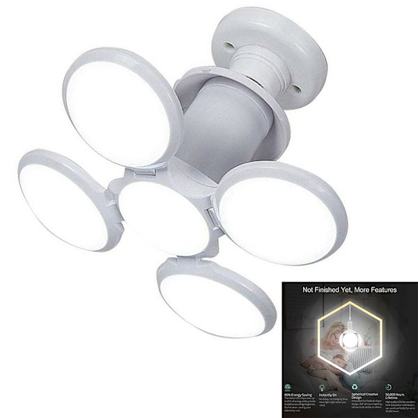 Super Bright LED Pære Deformerbare Garage Loftslamper E27 40W A One Size