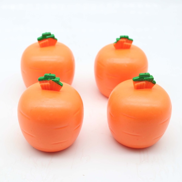 Decompression Vent Toy e Cartoon Carrot Cup Antistress Leker Orange 5*5*4cm