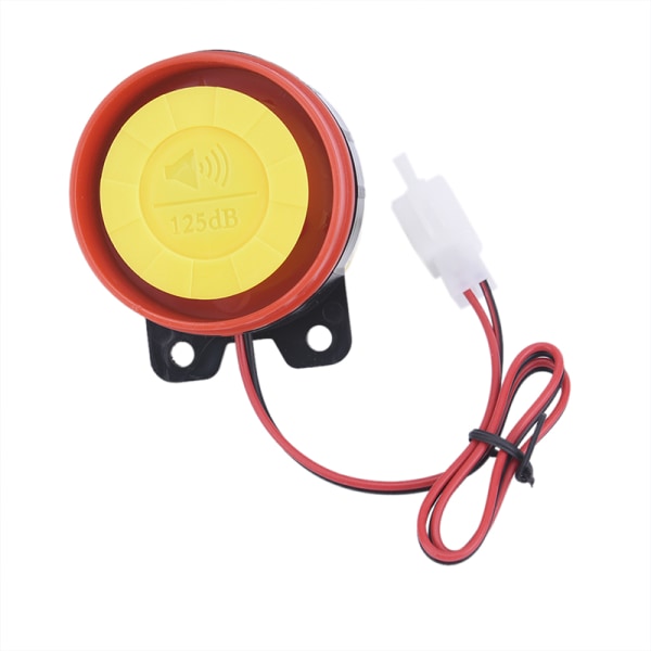 5st Bil ATV Motorcykel Lastbil Cykel Loud Horn klaxon 125db 12 Yellow one size