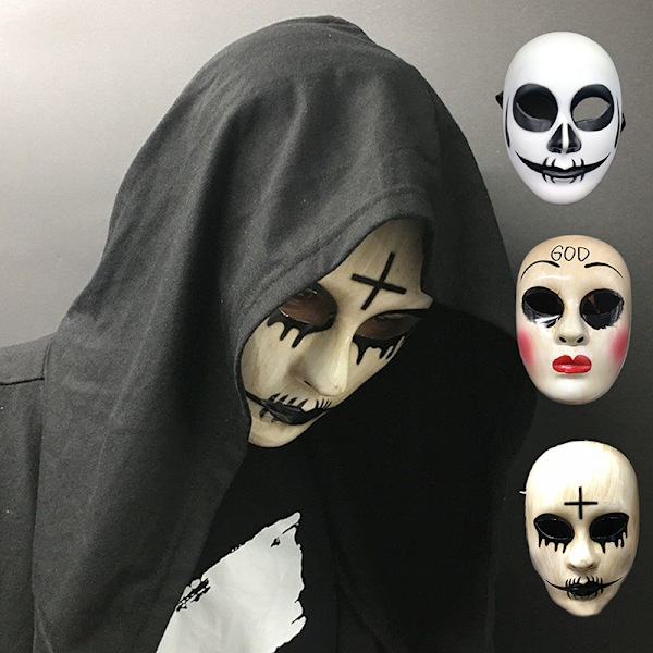 Party Anonymous Maskit Halloween Elokuva Teema Kasvonaamiot Naamio Hor A2