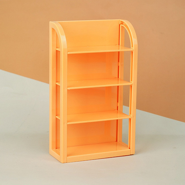 1:12 Dockhus Miniatyrhylla Display Stativ Förvaringsställ Super Orange oneszie