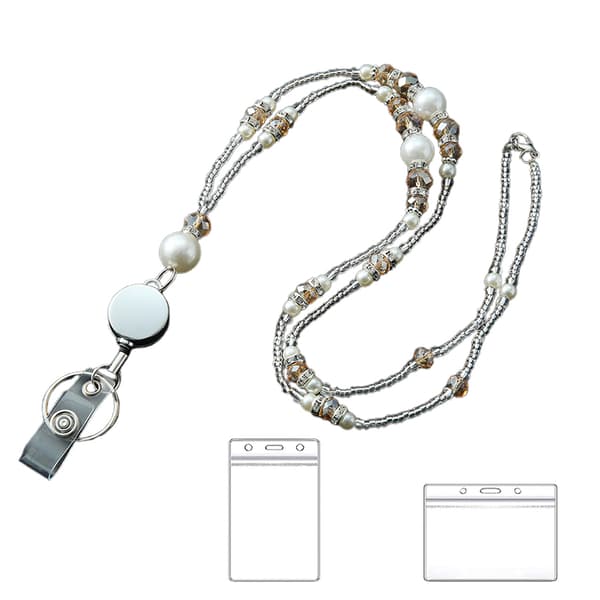 Lanyards til ID-kort og nøgler Champagne