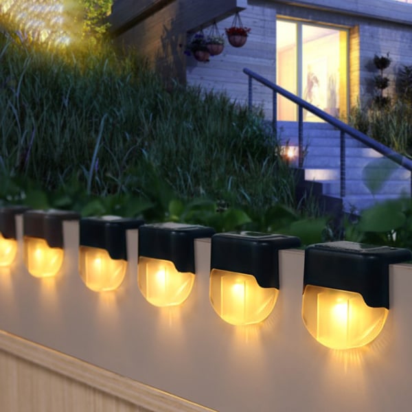 1 stk Solar LED-dækslys Udendørs sti Havesti Trapper S A onesize
