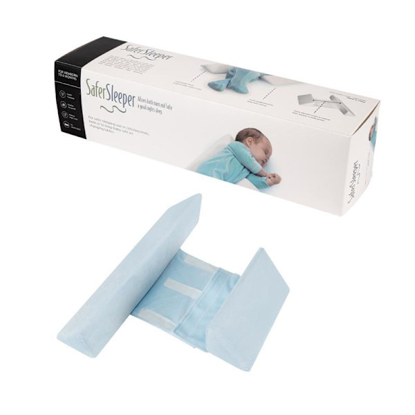 Baby Side Sleeper Wedge Justerbar Mjuk Kudde Avtagbar Lumba Gray