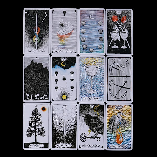 78 stk Wild Unknown Tarot Deck Rider-Waite Oracle Set Fortun Multicolor one size