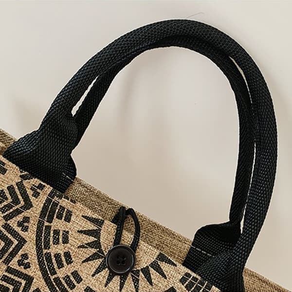 Canvas Håndtasker Til Kvinder Mode Tote Strandtasker Genanvendelig Butik 1pc