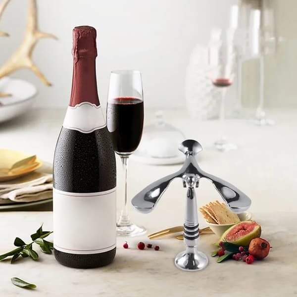 Balansefugl Flaskeåpner Tumler Suspensjon Metall Vin Starter Silver