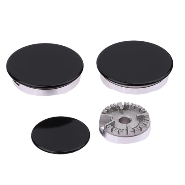 1 sett ovn gasskomfyr brenner flat/konkav brannhette gassbrenner fl 4PCS Flat