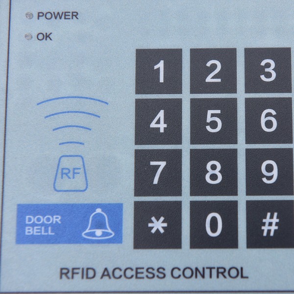 Sikkerhet RFID nærhetsinngangsdørlås Adgangskontrollsystem D Blue onesize