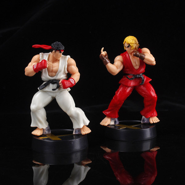 Anime Action Figur PVC Toys og Street Fighter Game Dolls Room D Red One Size