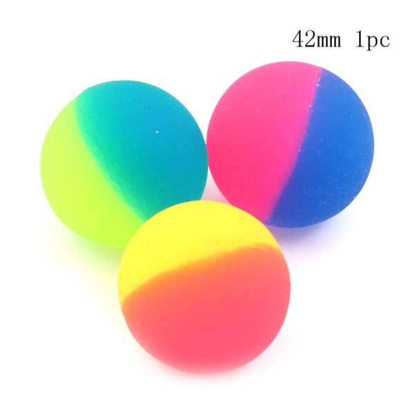 3 stk Moonlight High Bounce Ball Elastisk Jonglering Hoppebolde 42mm 3Pcs