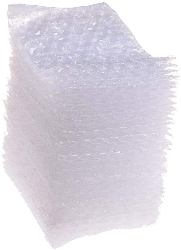 100 st Klara bubbelpåsar Påsar Skyddsbubbelpåse Dubbel Bronze 100Pcs