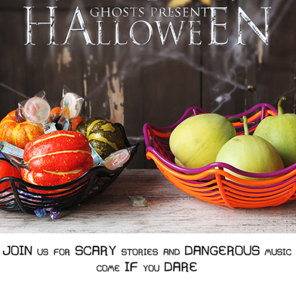 SPIDER WEB BASKET Musta Oranssi Purppura Valkoinen Candy Bowl Halloween Black 1pc