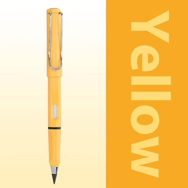 Ny teknologi Ubegrænset skriveblyant Ingen blæk Pen Magic Skitse Yellow One Size