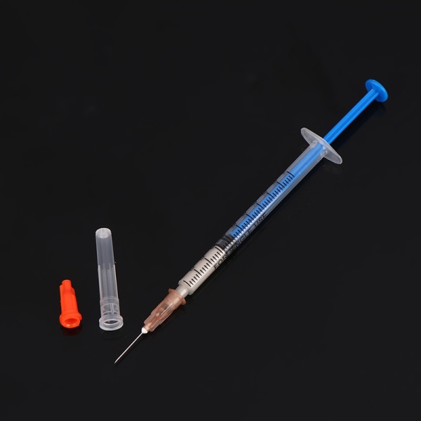 1 Stk 0,4MM Ledende Klæbende Sølv Paint Pen Med 2 s Reparation Blue 1