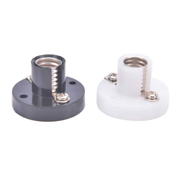 E10 Skruvhållare DIY Flat Lamp Bases Physics Electric Beads Tes White E10