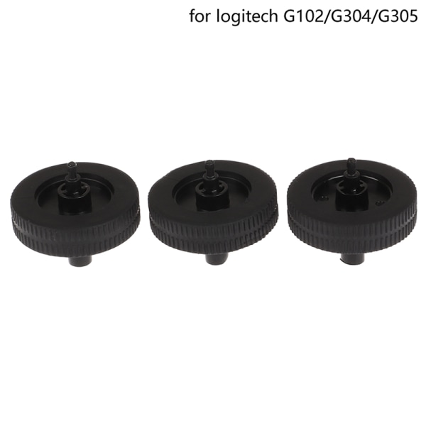 Ersättningsdelar för musrulle för Logitech G102/G304/G305 Mous Black one size