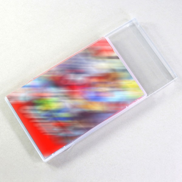 Game Card Color Box Protector Collection Transparent opbevaring Bo A one size