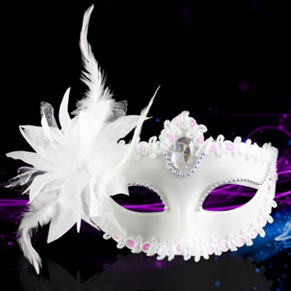 Halloween Princess Maske Stor Lily Maske Prinsessekjole Maske BL 20*10*10