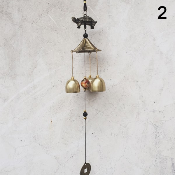 Antik Wind Chime Kobber Yard Have Udendørs Living Dekoration 7 one size