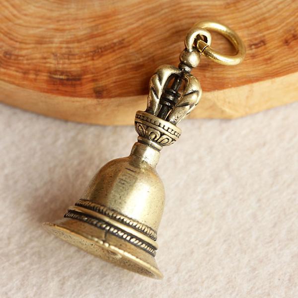 Retro Copper Bell Wind Chimes Messing Crafts Die-casting Wind Chi one size