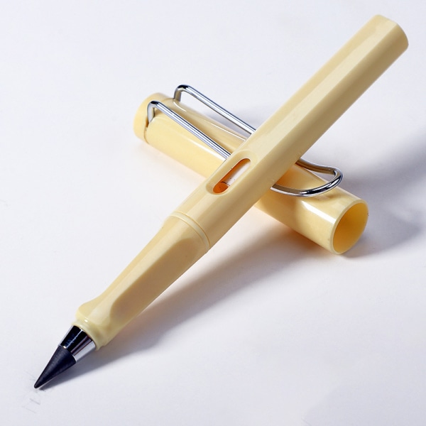 Ny obegränsad teknik Eternal Writing Pencil Inkless Magic P Light yellow one size
