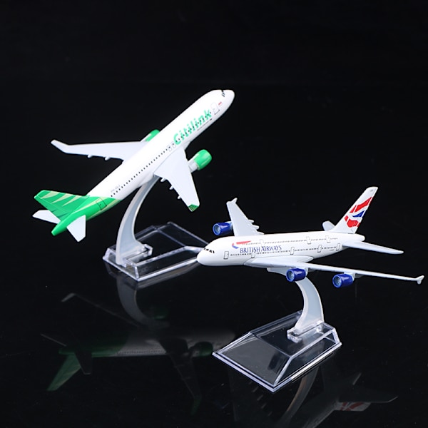 Alkuperäinen malli A380 airbus lentokonemalli Diecast Mode britain One Size