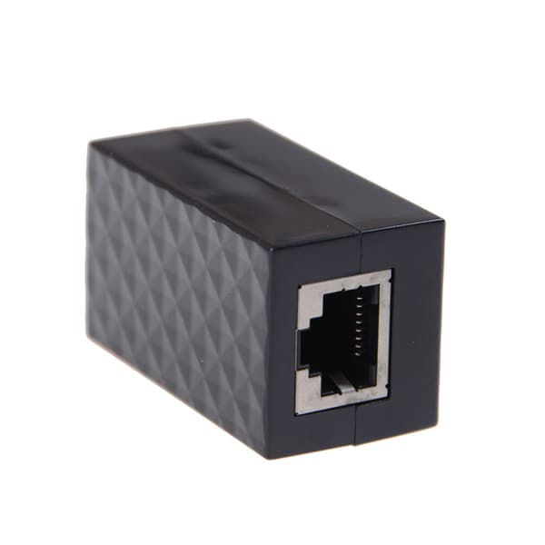 RJ-45 Lightning Arrester Adapter Ethernet Surge Protector Nätv Black onesize
