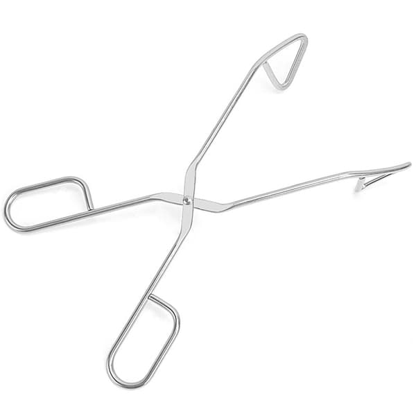 1 stk 304 rustfrit stål sakseformet grillclips klipsæt Silver one size