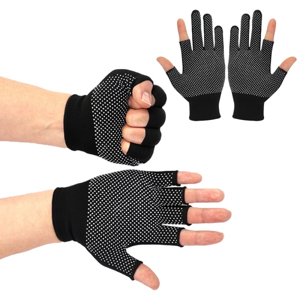 Liukumaton Touch Nylon Gloves Miehet Naiset Summer Outdoor Riding Spo Black One Size