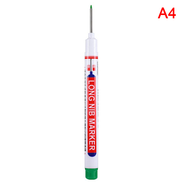 Långt huvud Marker Pennor Badrum Träbearbetning Dekoration Multi-pur green 13.5cm