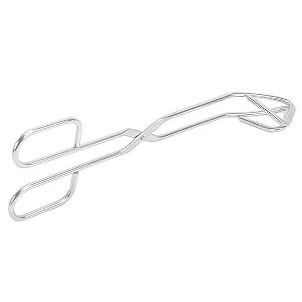 1 stk 304 rustfritt stål sakseformet grillklips kitc Silver one size