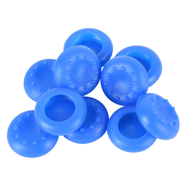 10XAnalog Controller Silikon Cap Cover Thumb Stick Grip för PS Black