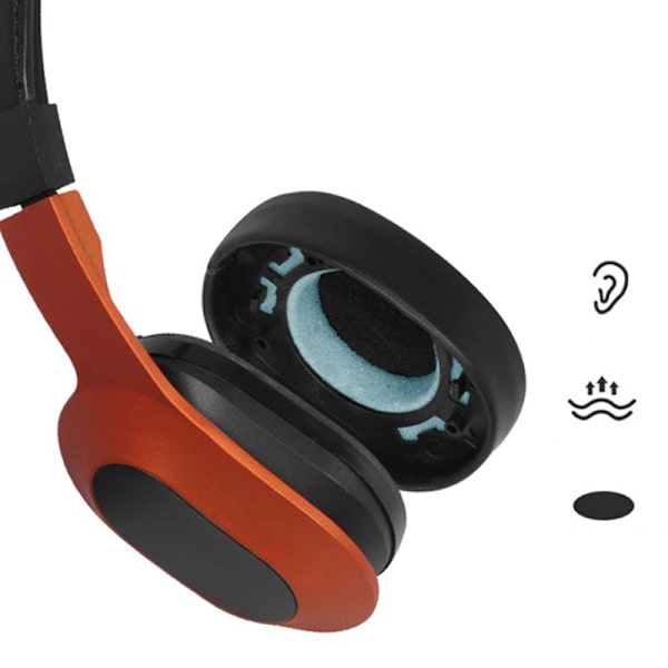 Elastiske øreputer deksler for KEF M400 M500 hodetelefoner øreputer Black onesize