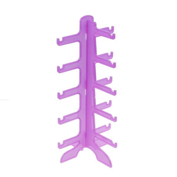 5 Layers Briller Briller Solbriller Show Stand Holder Stel Purple one size