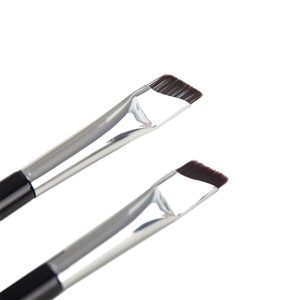 Blade Makeup Brushes Vinklet Tynd øjenbrynsbørste Flad Fin Eyelin black A