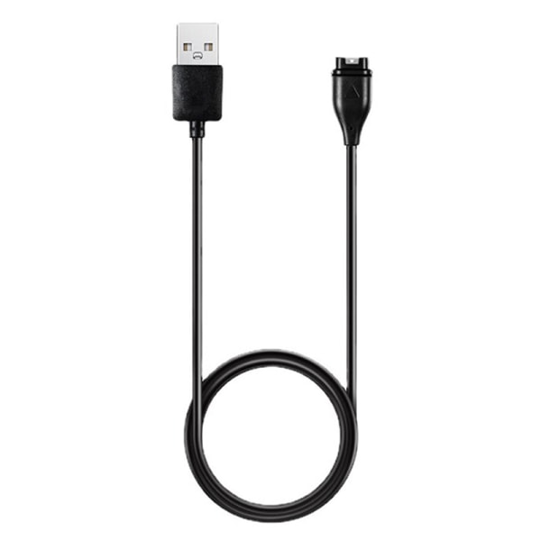 1m USB snabbladdningsdatakabel Power för Garmin Black onesize