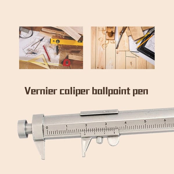 0,5 mm Caliper Pen Gel Ink Pen Vernier Caliper Roller Ball Pen S Black