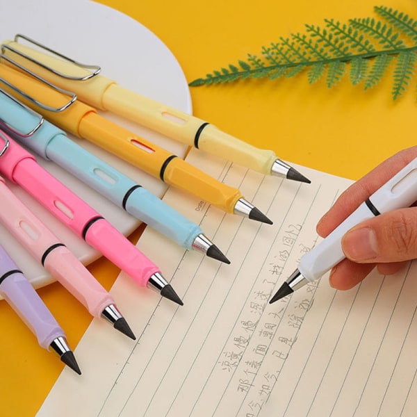 Everlasting Pencil Infinite Pencil Technology Inkless Metal Pen Light blue One Size