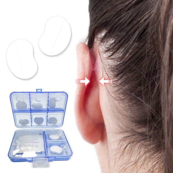 2/4/6/8 st Ear Correctar Tape Ear Correctar Fixer Cosmetic Ear Transparent 6Pcs