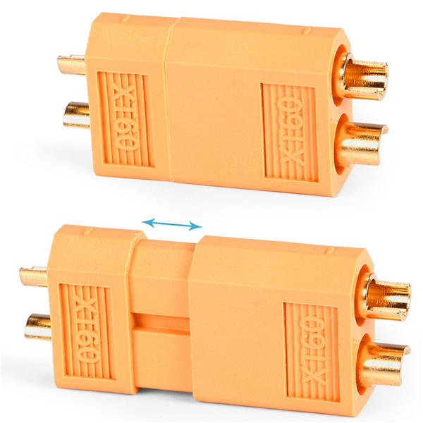 20st 10 par XT60 hane kula kontakter Pluggar för RC Orange 20pcs