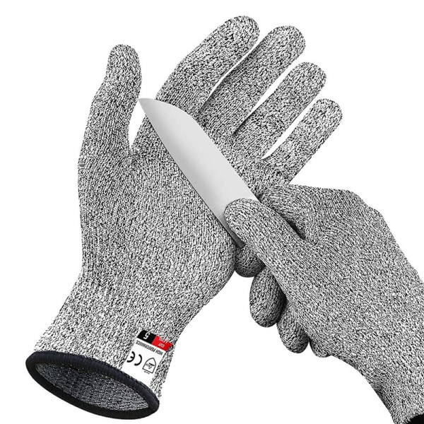HPPE Level 5 Safety Anti Gloves Højstyrke Anti-Glas ting Gray 1pair